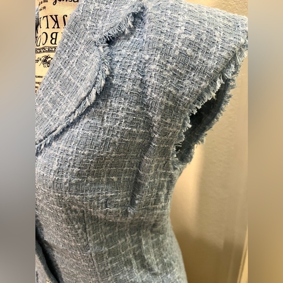 Maeve by Anthropology Sleeveless Tweed Blazer Mini Dress, size 8 & 10 - Picture 7 of 16